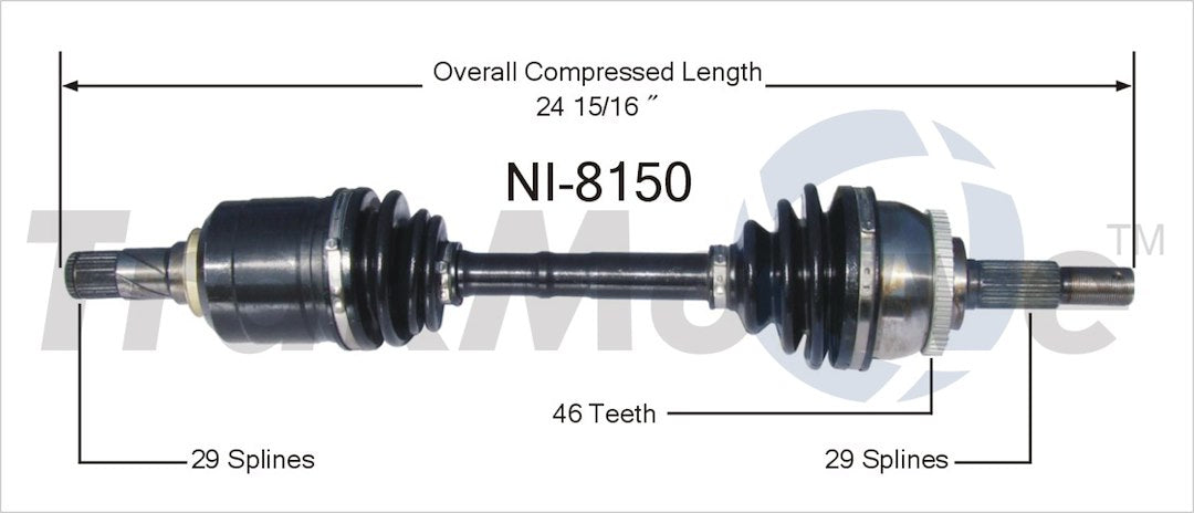 Trakmotive Ni-8150 Cv Axle Shaft||ni-8150.Jpg||85||trkni8150||2261527