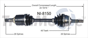 Trakmotive Ni-8150 Cv Axle Shaft||ni-8150.Jpg||85||trkni8150||2261527
