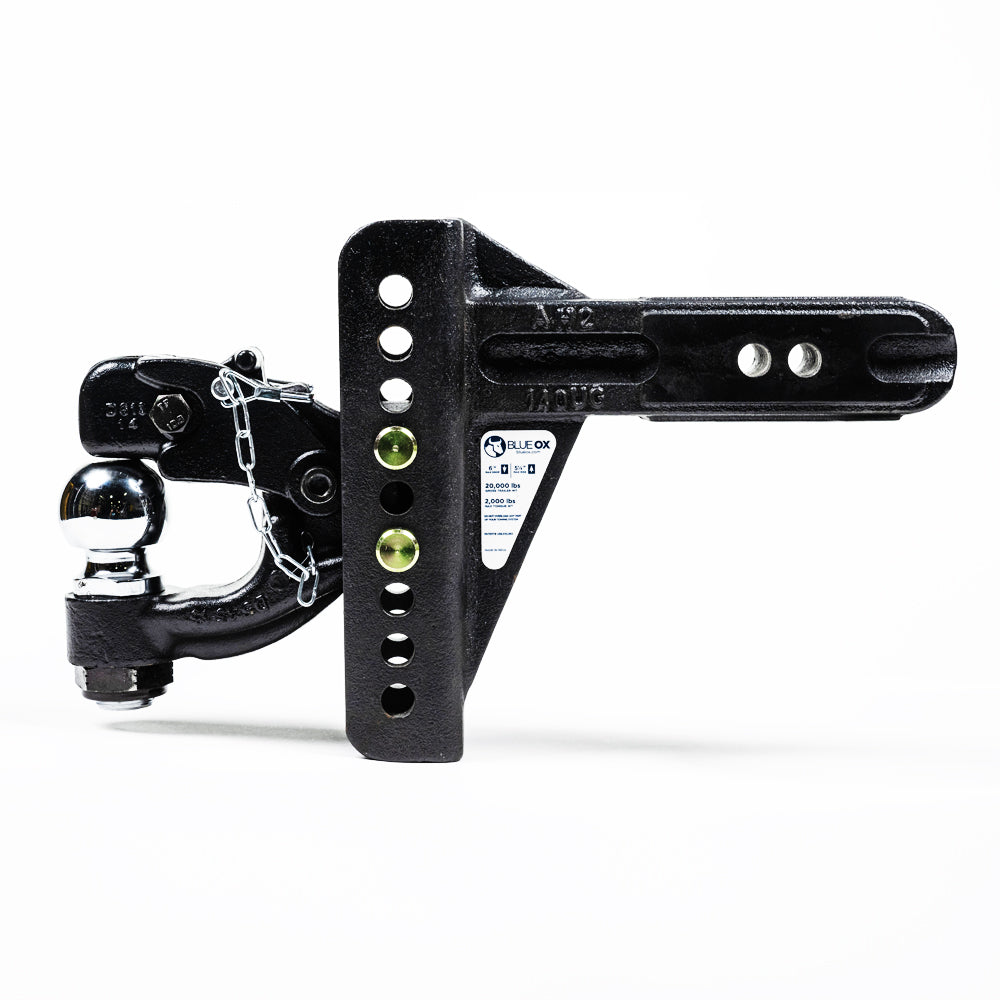 Product of Blue Ox BXH20262 Receiver Trailer Hitch Ball Mount 