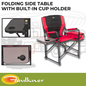 Faulkner 49582 Camping Chair||flk_49582_El Capitan Director Chair_Red Black_B2c_7.Jpg||91||flk49582||1608908