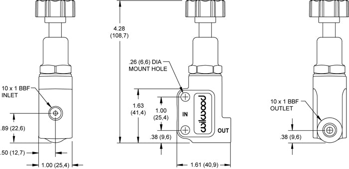 Wilwood Brakes 260-12627 Brake Proportioning Valve||260-12627_1.Jpg||86||w6426012627||1244820