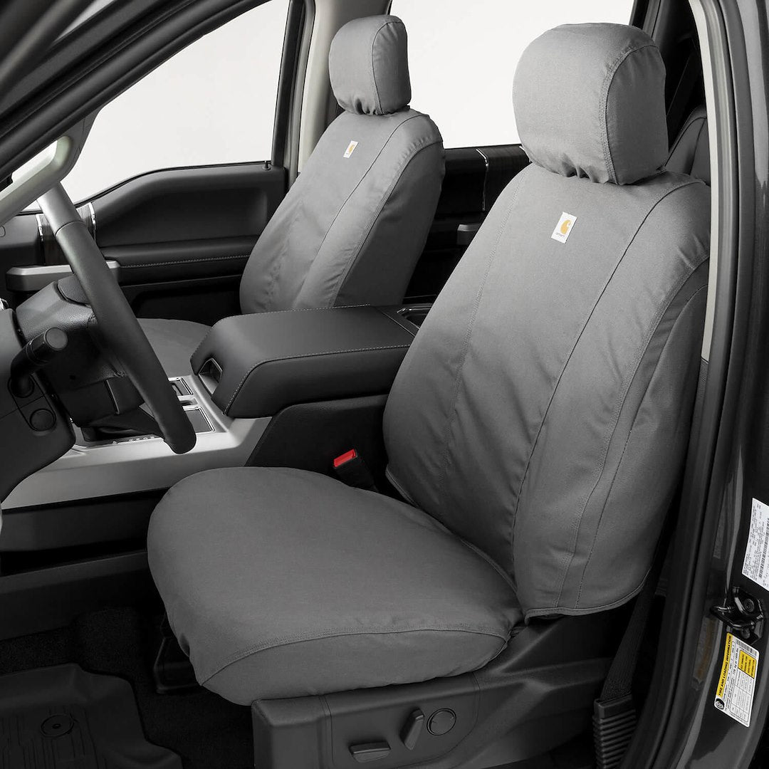 Product of Covercraft SSC3507CAGY Carhartt® SeatSaver® Carhartt Gravel Duck Weave Fabric Seat Cover 