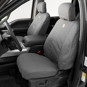 Product of Covercraft SSC3507CAGY Carhartt® SeatSaver® Carhartt Gravel Duck Weave Fabric Seat Cover 