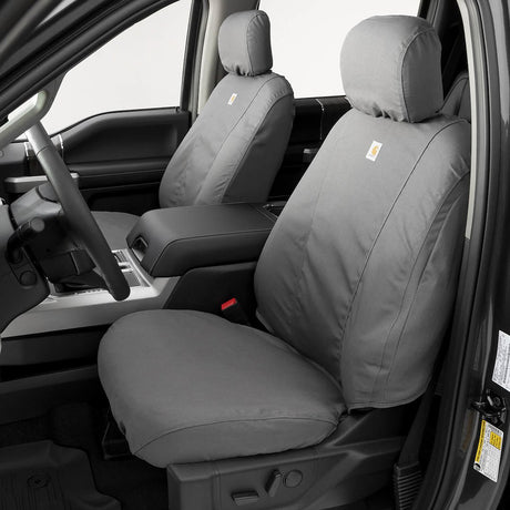 Product of Covercraft SSC3507CAGY Carhartt® SeatSaver® Carhartt Gravel Duck Weave Fabric Seat Cover 
