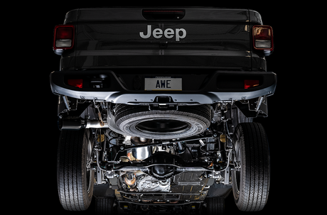 Product of AWE Tuning 3015-23103 Tread Edition Cat-Back System Single Exhaust System Kit 