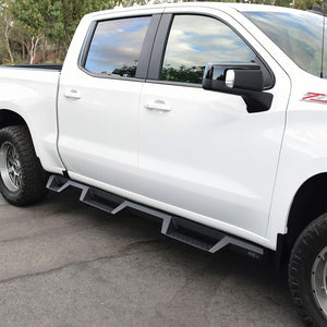 Product of Westin Automotive 56-534685 Black Powder Coated Square Nerf Bar - Truck Wheel To Wheel 