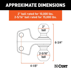Curt 45952 Trailer Hitch Ball||||86||c9345952||2011254