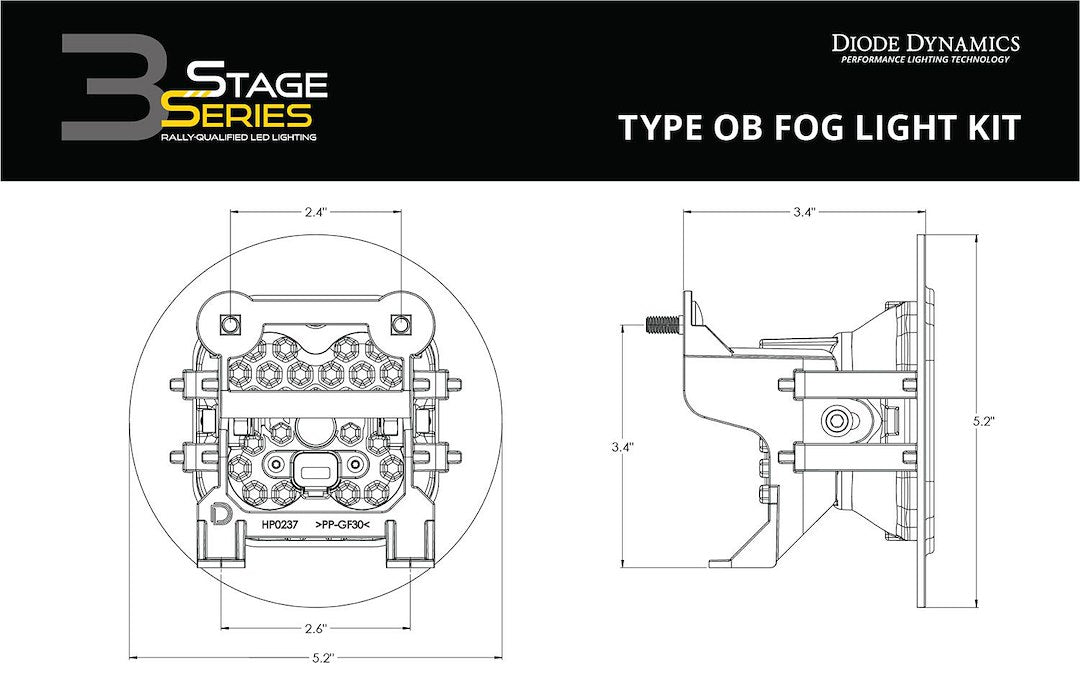 Diode Dynamics Dd7074 Driving/ Fog Light||dd7074_6.Jpg||91||diodd7074||1068214