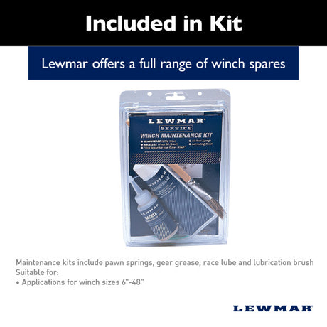 Lewmar 19701500 Winch Service Kit||19701500_1.Jpg||86||lew19701500||1756853