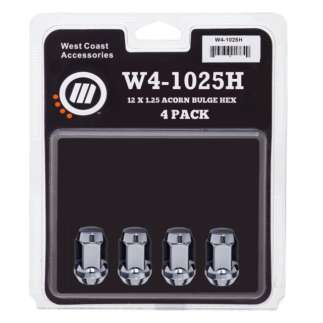 West Coast Wheel Accessories W4-1025h Lug Nut||wcww4-1025h.Jpg||85||wcww41025h||1120983