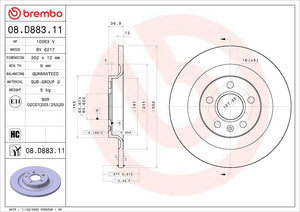 Brembo 08d88311c02 Brake Rotor||08d88311c02_4.Jpg||89||brm08d88311||1684186