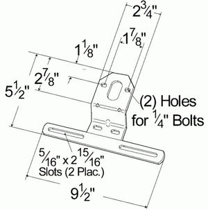 Grote Industries 43022-5 License Plate Bracket||43022-5_2.Jpg||87||g17430225||2215571