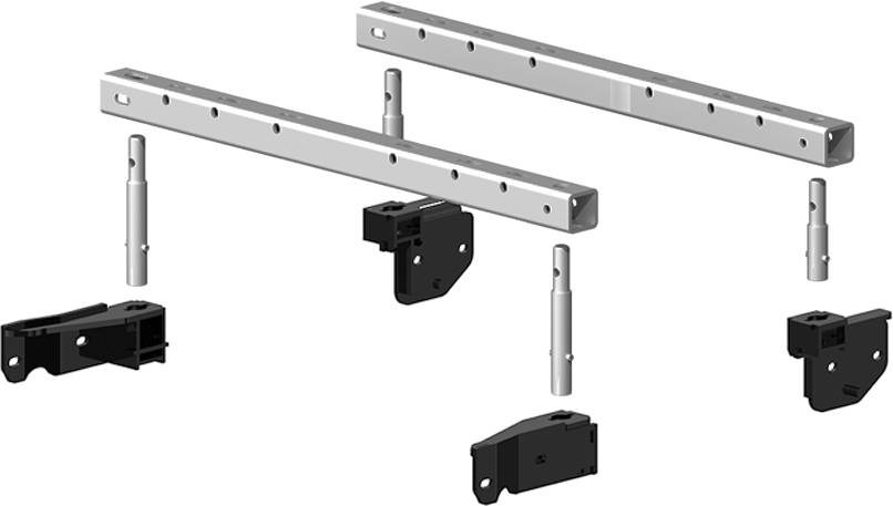 Product of PullRite 2336 Bolt-On Fifth Wheel Trailer Hitch Mount Kit 