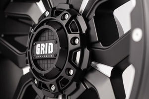 Product of Grid Wheels 20x10 Black With Natural Accents Wheel - Not Applicable Bolt Pattern 