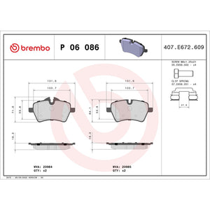 Brembo P06086 Brake Pad||p06086_Drw.Jpg||88||brmp06086||1752488