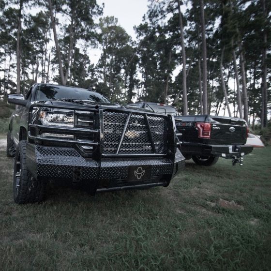 Product of Ranch Hand SBF15HBLSL Sport Steel Matte Powder Coated Bumper 