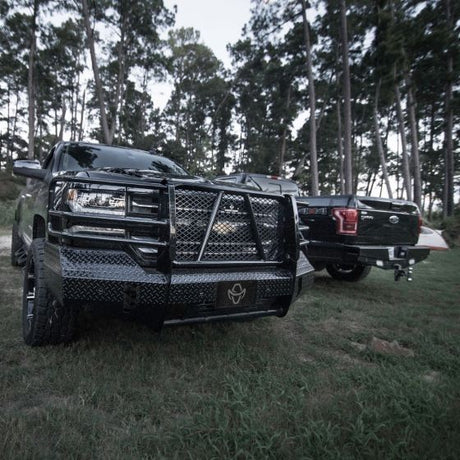 Product of Ranch Hand SBF15HBLSL Sport Steel Matte Powder Coated Bumper 