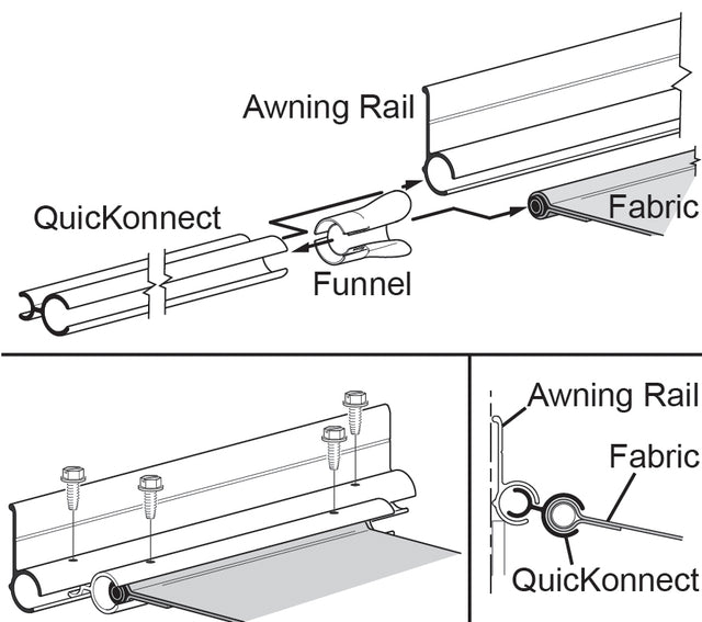 Carefree Rv R001792-240 Awning Rail Adapter||r001792-240_Quickonnect-01.Jpg||85||c6fr001792240||2155112