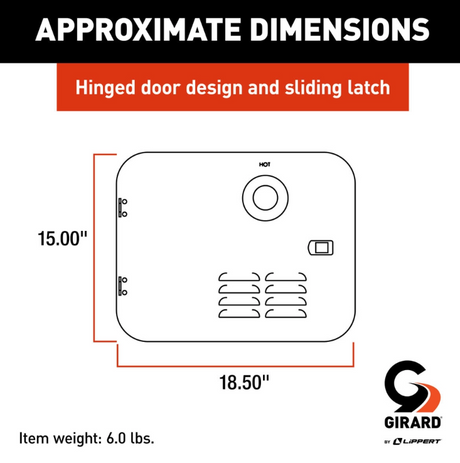 Lippert Components 2022107537 Water Heater Access Door||2022107537_1.Png||86||m6v2022107537||1774316