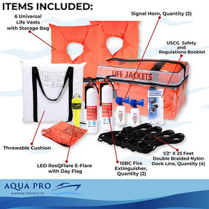 Aqua Pro Marine M42202 Boater Safety Kit||aqp_M42202_Boat Safety Kit_B2c_4.Jpg||88||aqpm42202||2236409