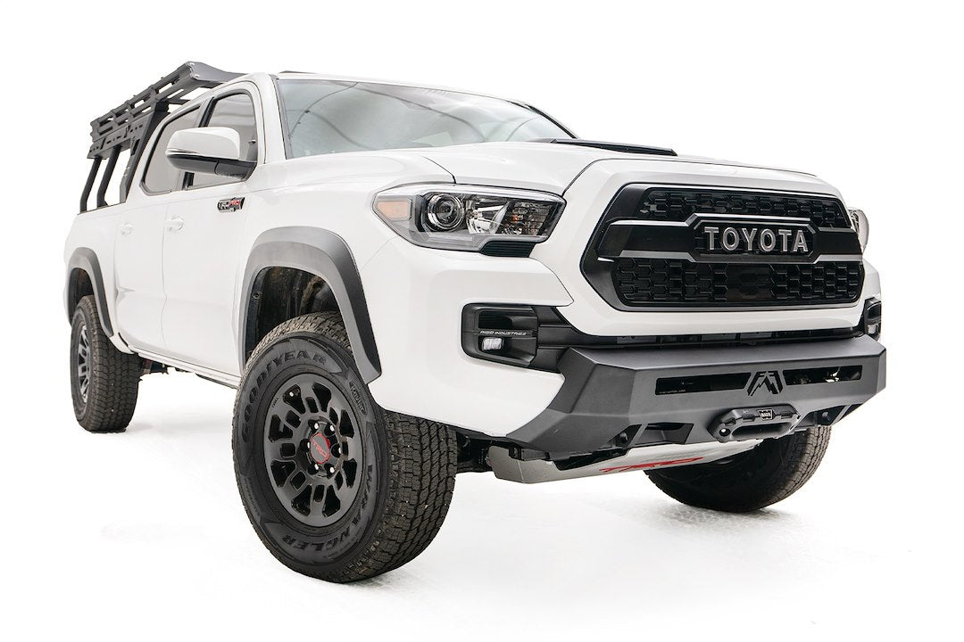 Product of Fab Fours TT16-N3651-1 Hidden Winch Steel Powder Coated Bumper 