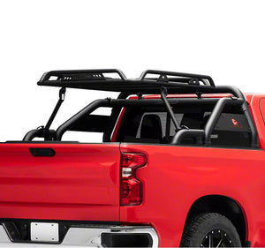 Product of Black Horse Offroad WRB-001BK Tubular Powder Coated Steel Truck Bed Bar 