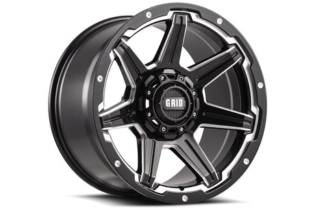 Product of Grid Wheels 20x9 Black With Natural Accents Wheel - Not Applicable Bolt Pattern 