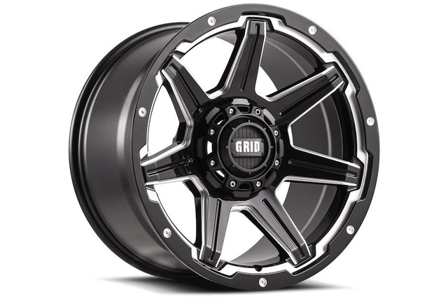 Product of Grid Wheels 20x9 Black With Natural Accents Wheel - Not Applicable Bolt Pattern 