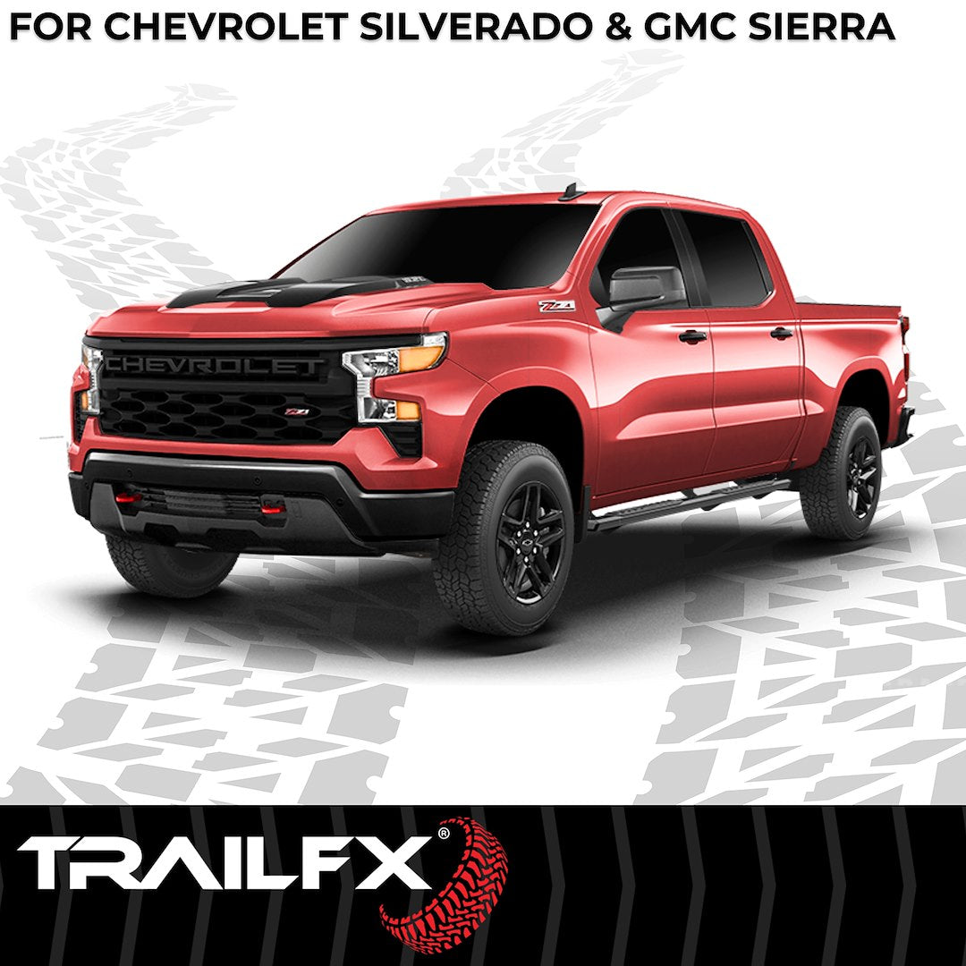 Product of TrailFX AL4003B TrailFX A4 Series Nerf Bar With Surface Steps 