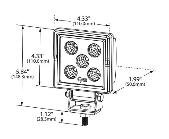 Grote Industries Bz201-5 Work Light||bz201-5_1.Jpg||86||g17bz2015||1261565