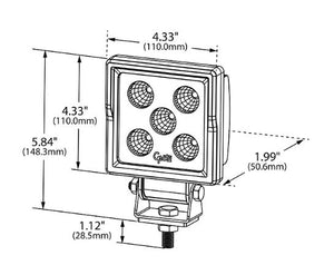 Grote Industries Bz201-5 Work Light||bz201-5_1.Jpg||86||g17bz2015||1261565