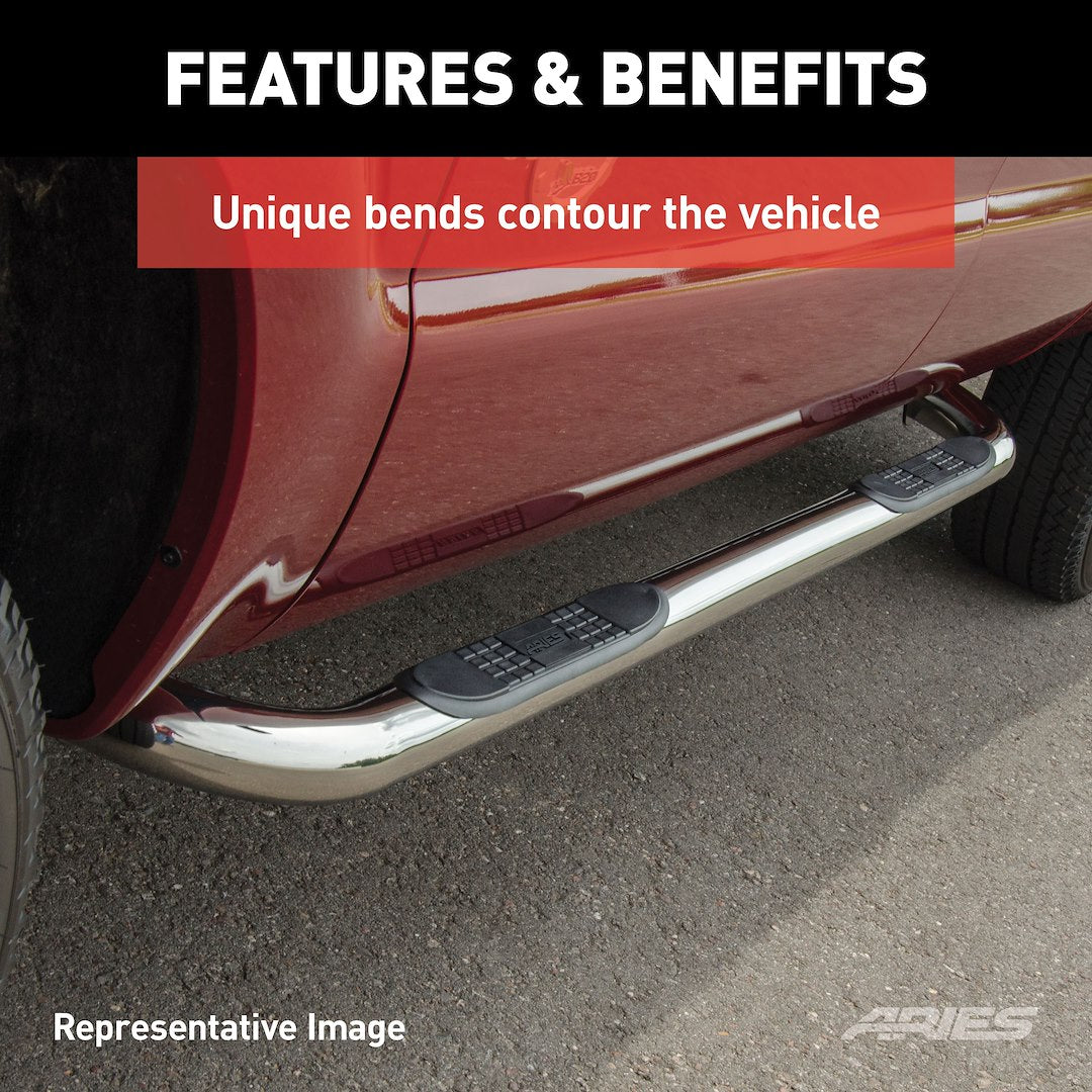Product of Aries 205044-2 Nerf Bar With Surface Steps 