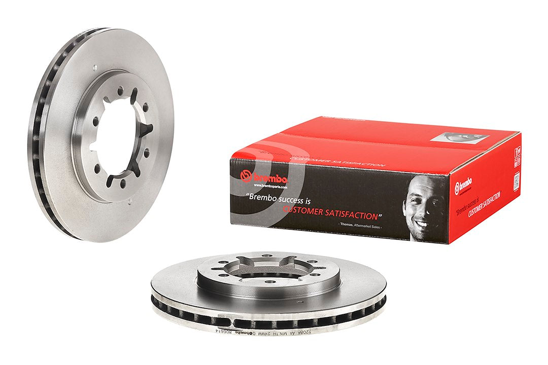 Product of Brembo 09806614C02 Vented 1 Piece Brake Rotor 