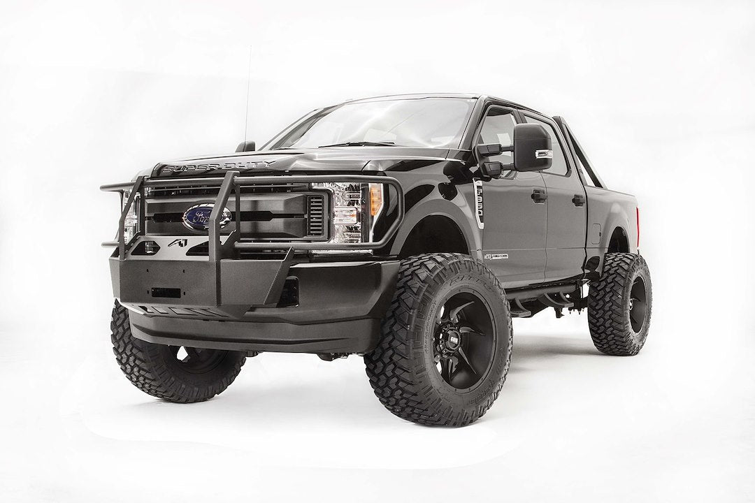 Product of Fab Fours FS17-N4170-1 Fixed Front Bumper Mount Winch Mount for Up To 16500 Pound Winch 