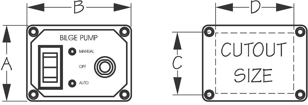 Product of Sea Dog 423040-1 Bilge Pump Switch