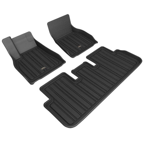 Product of 3D Mats ELITECT Series E1TL03801809 Black Thermoplastic Rubber Of Carbon Fiber Texture Floor Liner 