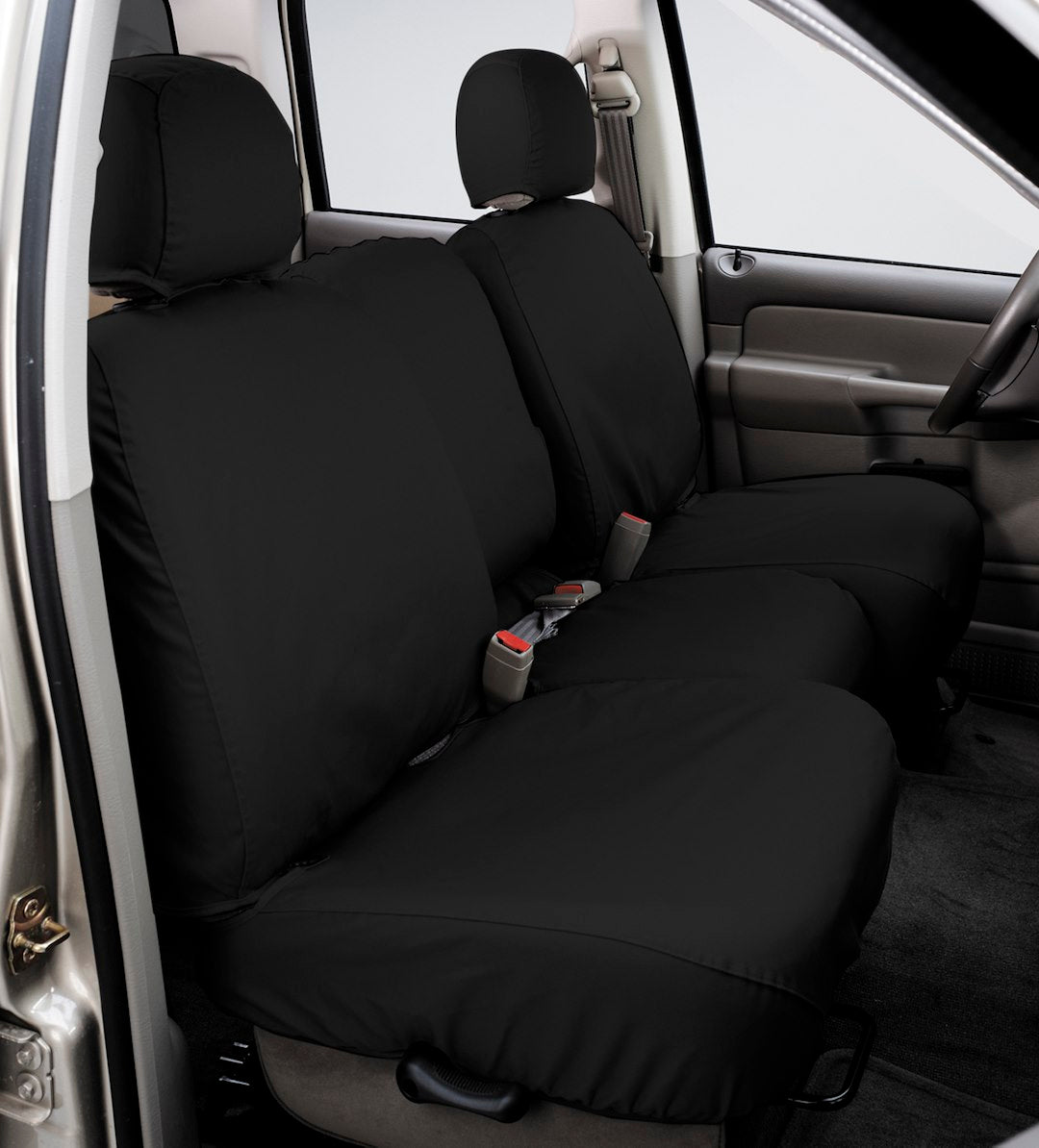Product of Covercraft SS7366PCCH SeatSaver® Charcoal Black Polycotton Seat Cover 