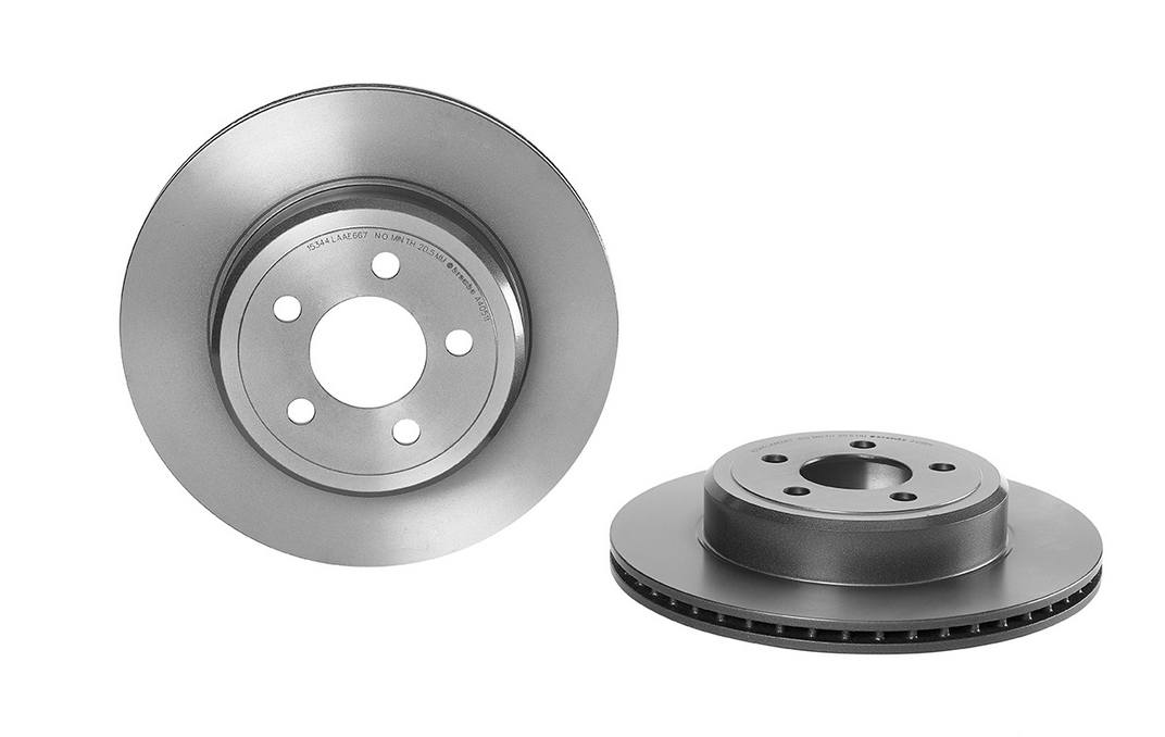 Product of Brembo 09A40511C02 Vented 1 Piece Brake Rotor 