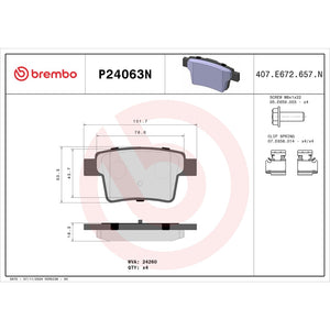 Brembo Ktx0095 Brake Kit||p24063n_Drw.Jpg||90||brmktx0095||2240344