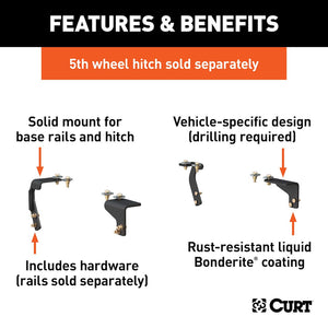 Curt 16306 Fifth Wheel Trailer Hitch Mount Kit||16306_3008x1990_Fa.Jpg||86||c9316306||1381342