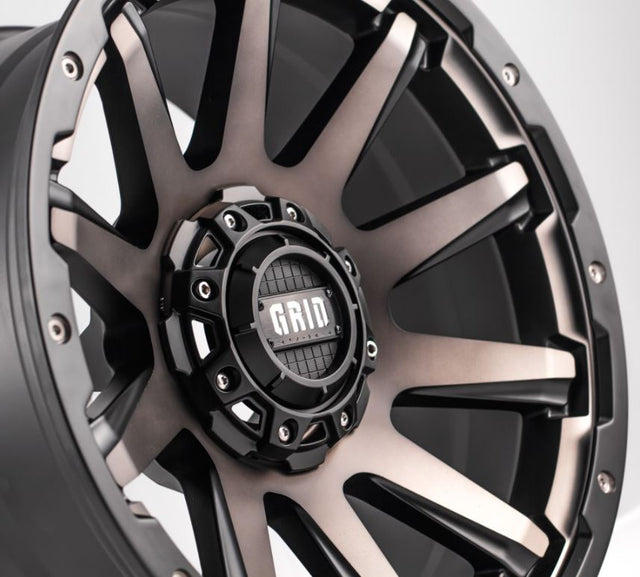 Product of Grid Wheels 20x10 Black With Metallic Dust Face Wheel - Not Applicable Bolt Pattern 