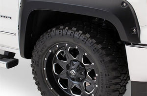 Product of Bushwacker 20105-02 Pocket Style/ Exposed Fasteners Black Fender Flare - Set Of 2 