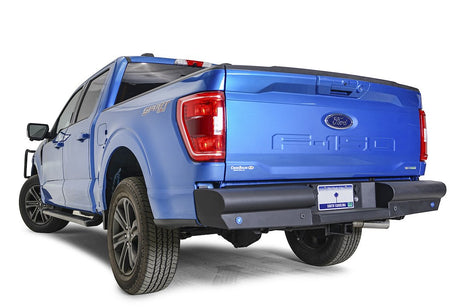 Product of Fab Fours FF21-U5050-1 Black Steel Elite Steel Matte Powder Coated Bumper 