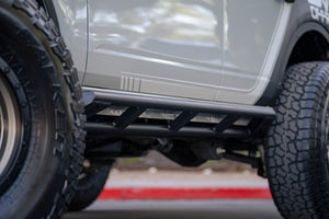 Product of DV8 Offroad SRBR-01 Black Steel Round Rocker Panel Guard 