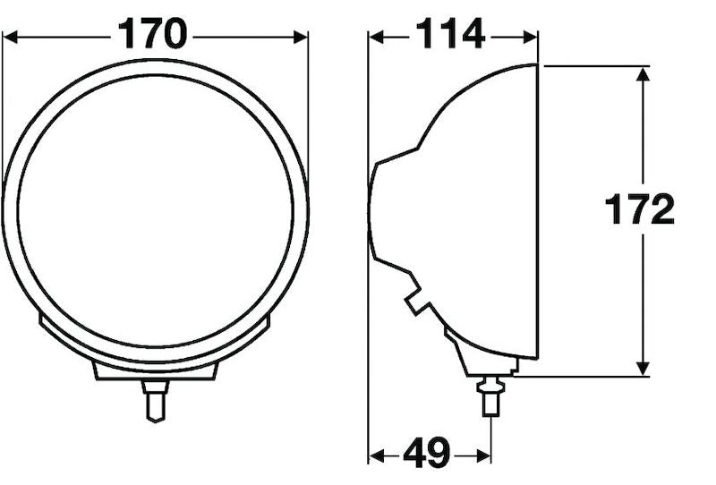 Product of Hella 009094181 Driving Beam Driving/ Fog Light 