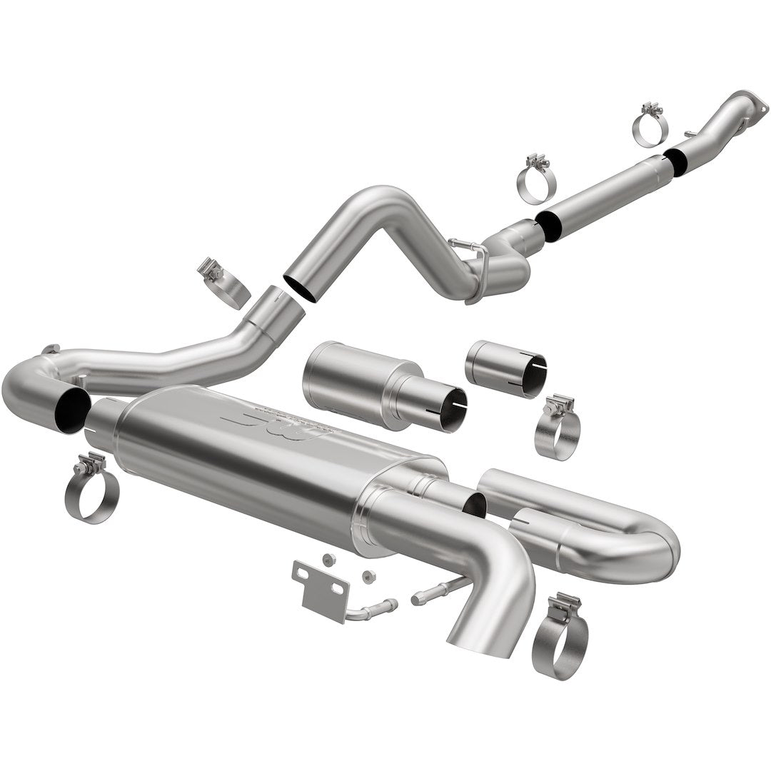 Product of Magnaflow Performance 19559 Overland Series Cat-Back System Single Exhaust System Kit 