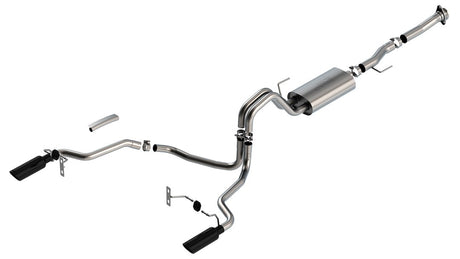 Product of Borla 140868BC S-Type Cat Back System Single Exhaust System Kit 