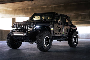 Dv8 Offroad Fdjl-07 Fender Flare||2018-2023_Jeep-Wrangler-Jl-Slim-Fender-Flares_Installed-1.Jpg||95||dv8fdjl07||1627535