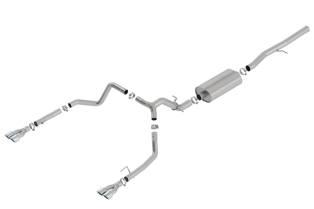 Product of Borla 140782 Touring Cat Back System Single Exhaust System Kit 