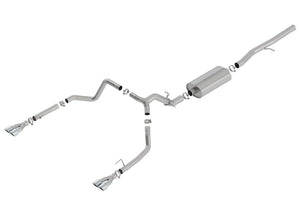 Product of Borla 140782 Touring Cat Back System Single Exhaust System Kit 